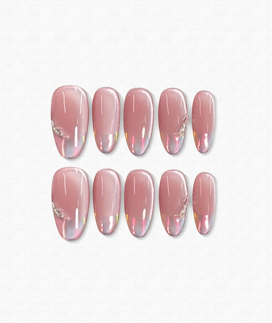 Monroe Almond Press On Nails