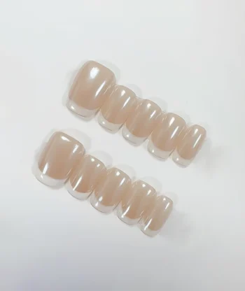 Alternative view of Moonlight Night Squoval Press-on Nails