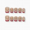 Samei French Squoval Press-on Nails