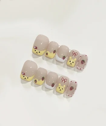 Alternative view of Bear Press-on Nails