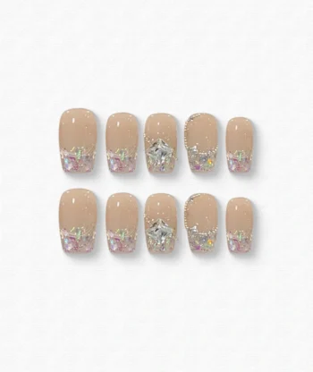 Glass Wrapper Press-on Nails