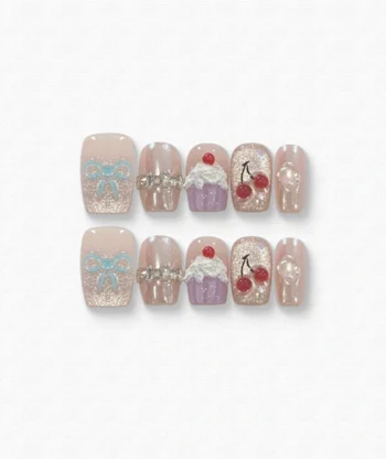 Cupcake Press-on Nails
