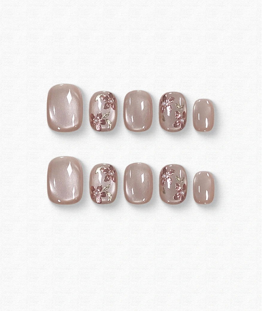 Pine Moon Cherry Blossom Press-on Nails