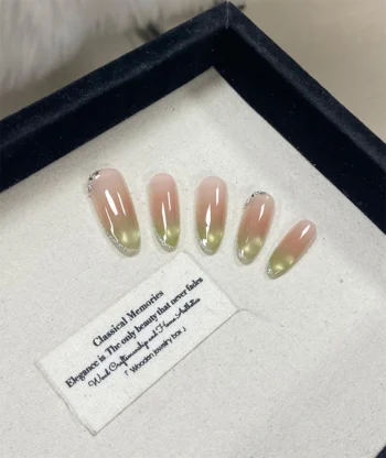 Alternative view of Spring Tea Press-on Nails