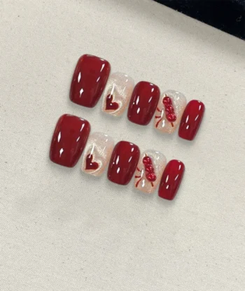 Alternative view of Sweetheart Gourd Press-on Nails