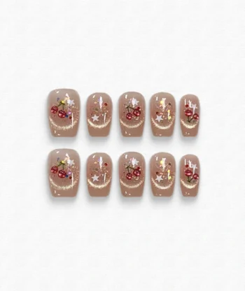 Sweetheart Cherry Press-on Nails