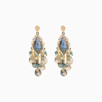 Azure Starlight Chandelier Earrings
