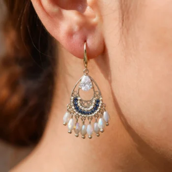 Alternative view of Midnight Cascade Earrings